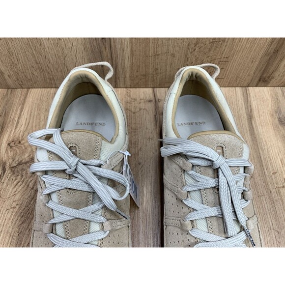 Lands' End Women's Shoes Suede Comfortable Walking Camel Brown 2108979 Size 13 D - Picture 8 of 16